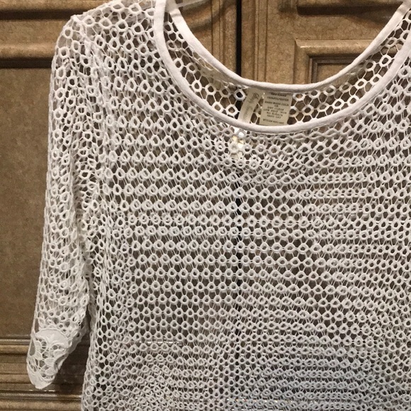 SIMPLY IRRESISTIBLE WHITE SWIM COVERUP - Picture 3 of 9